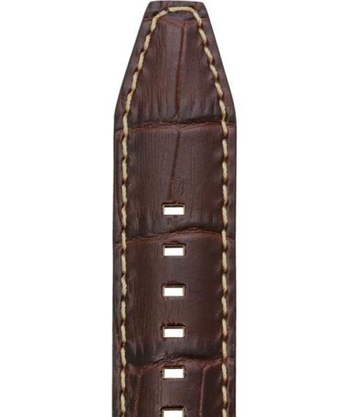 Rochet Sport Luxe «Indiana» Brun Vanntett Alligator Decor Skinnreim