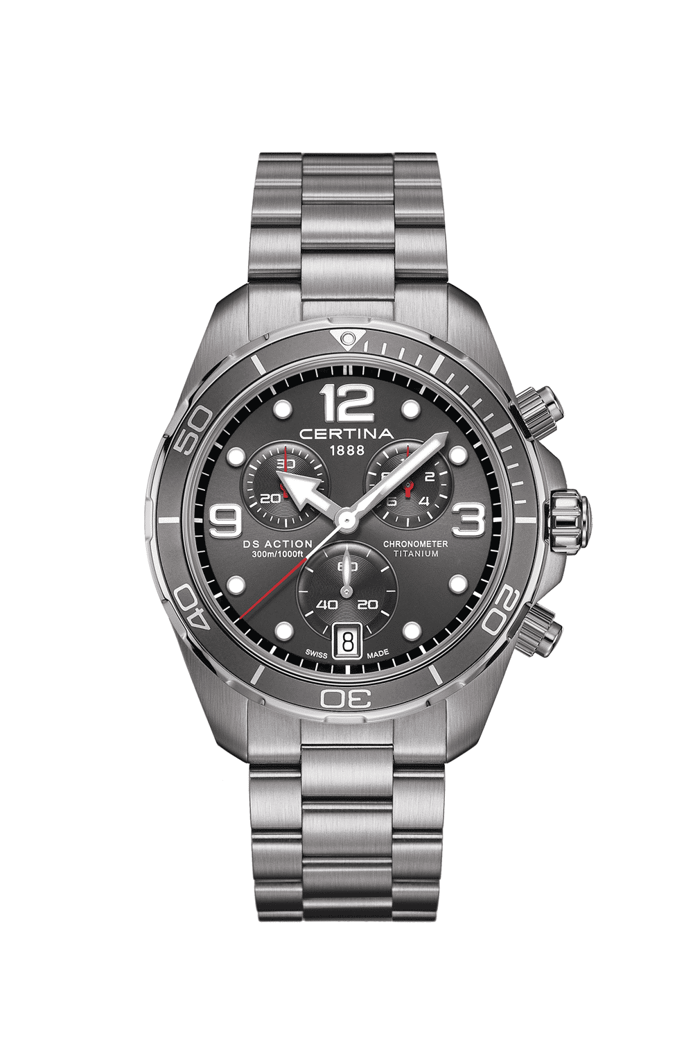 Certina DS Action Chronograph 43mm Titanium - C032.434.44.087.00