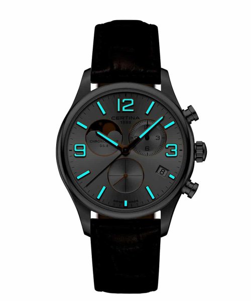 Alternative view of Certina DS-8 Moon Phase 42mm - C033.460.16.037.00