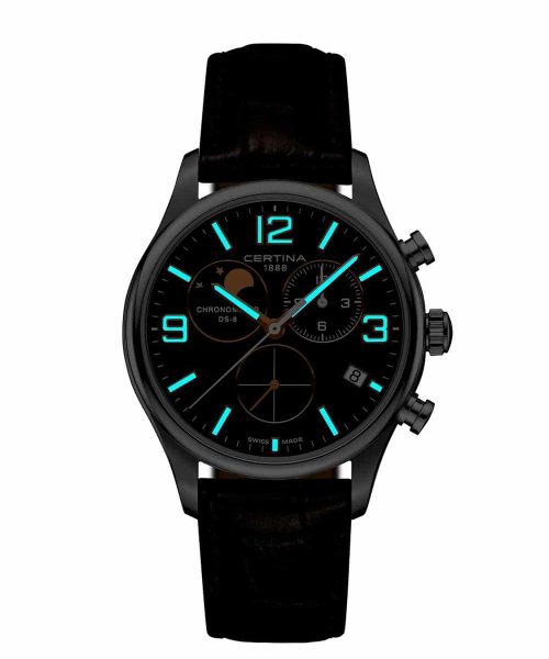 Alternative view of Certina DS-8 Moon Phase 42mm - C033.460.16.087.00