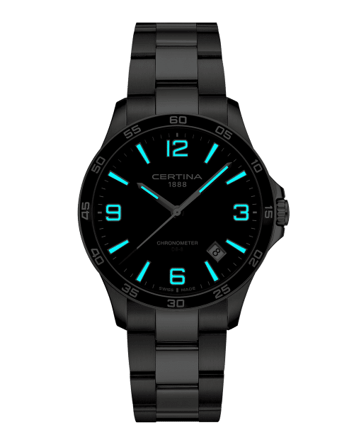 Alternative view of Certina DS-8 Quartz Chronometer 41.5mm - C033.851.11.057.00