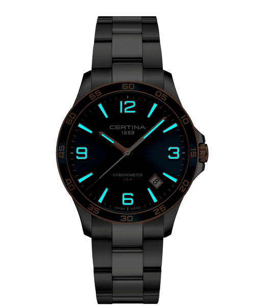 Alternative view of Certina DS-8 Quartz Chronometer 41.5mm - C033.851.21.097.00