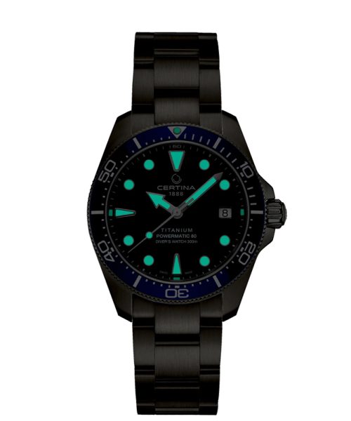 Alternative view of Certina DS Action Diver 38mm Titanium - C048.807.44.041.00