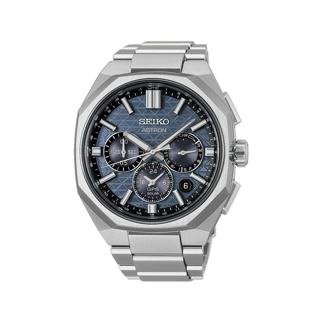 Seiko Astron GPS Solar Dual-Time Chronograph 43.4mm - HAB001J1