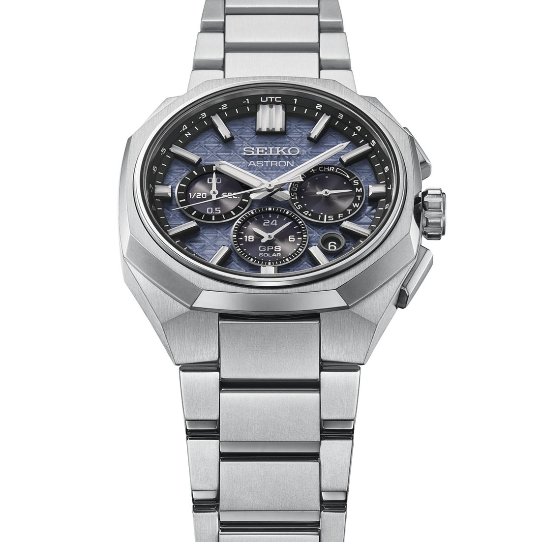 Seiko Astron GPS Solar Dual-Time Chronograph 43.4mm - HAB001J1 - Bilde 4