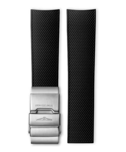 Longines Official HydroConquest Black Rubber Strap (HydroConquest 43MM)
