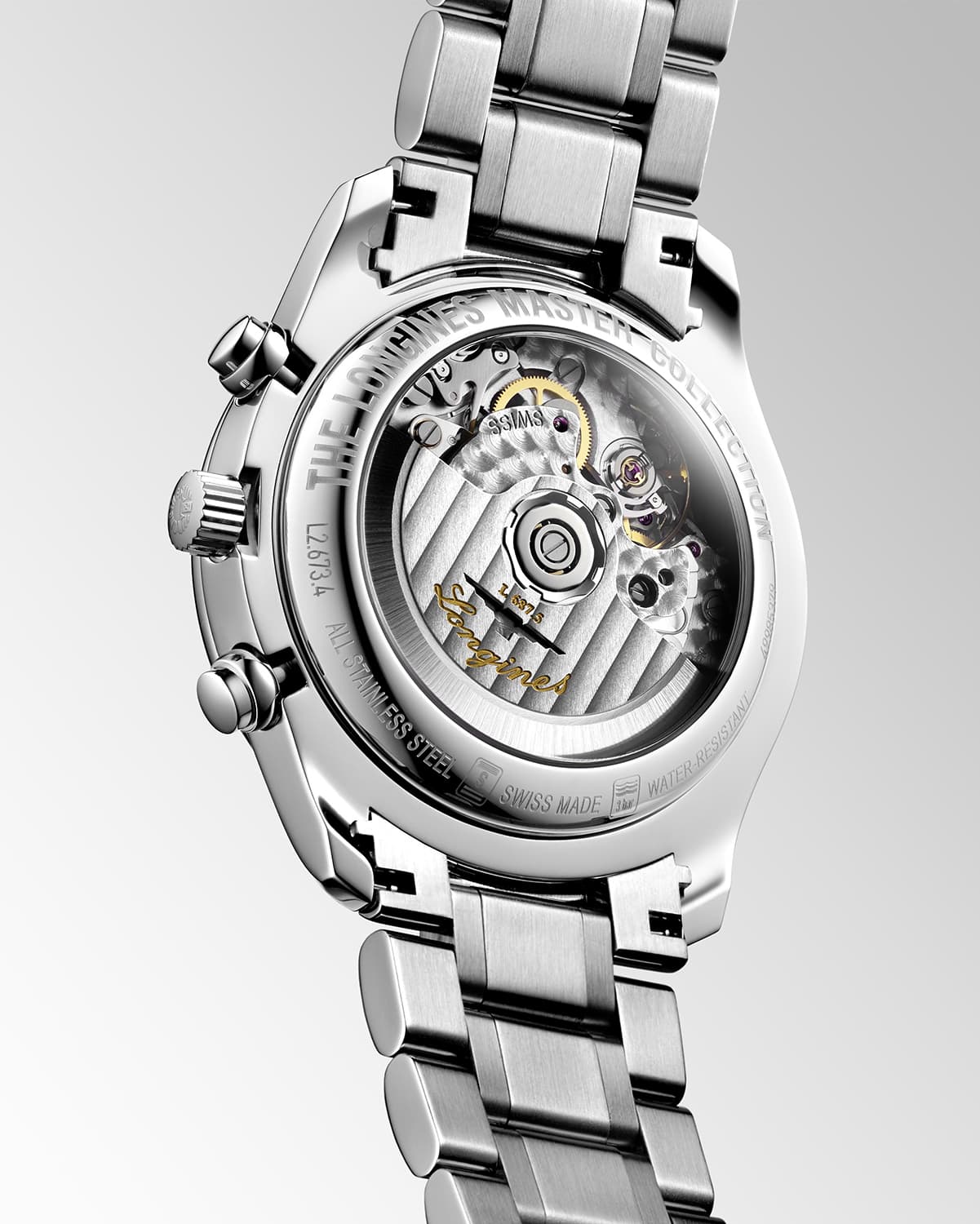 Longines Master Collection Chronograph Moon Phase 40mm - L2.673.4.61.6 - Bilde 3