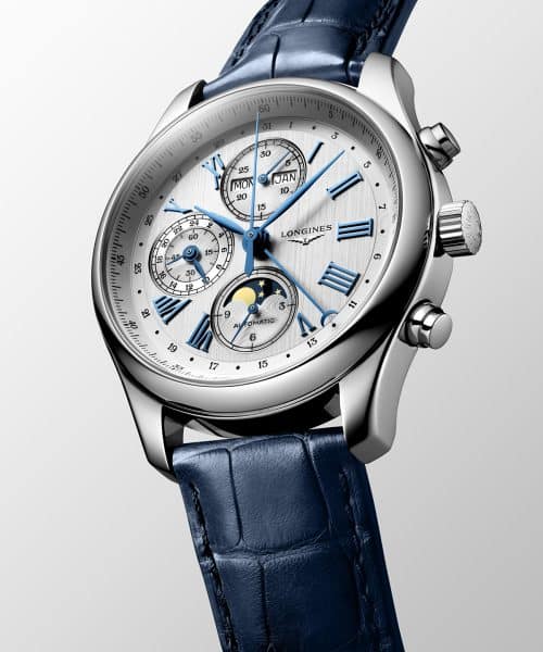 Alternative view of Longines Master Collection Chronograph Moon Phase 42mm - L2.773.4.71.2