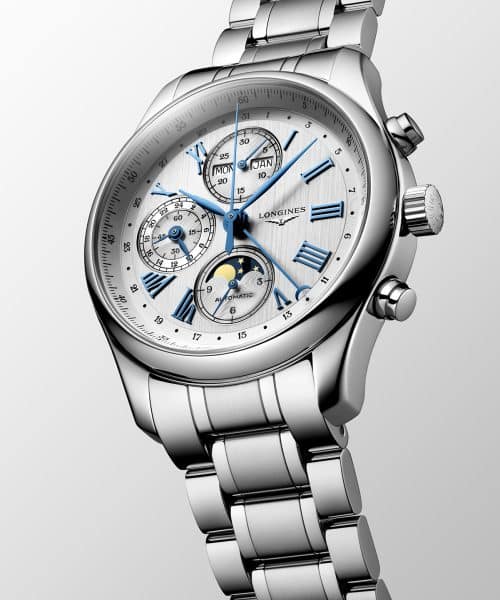 Alternative view of Longines Master Collection Chronograph Moon Phase 42mm - L2.773.4.71.6