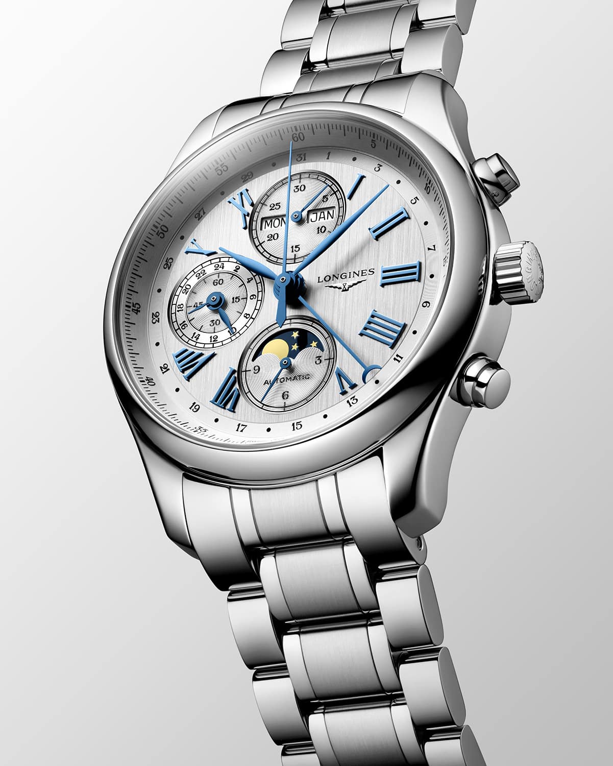 Longines Master Collection Chronograph Moon Phase 42mm - L2.773.4.71.6 - Bilde 2