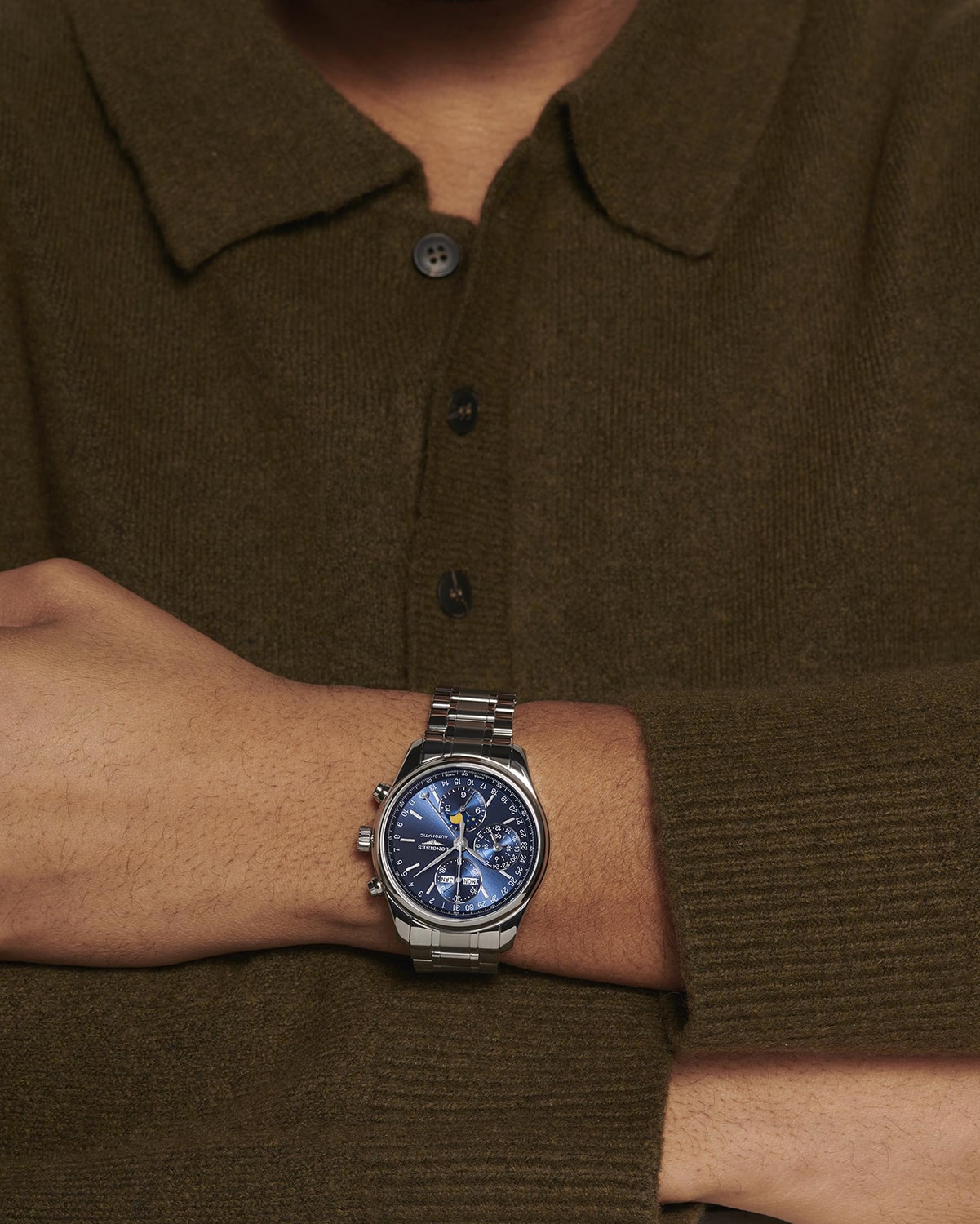 The Longines Master Collection Small Seconds Moon Phase 42.00mm - L2.773.4.92.6 - Bilde 5