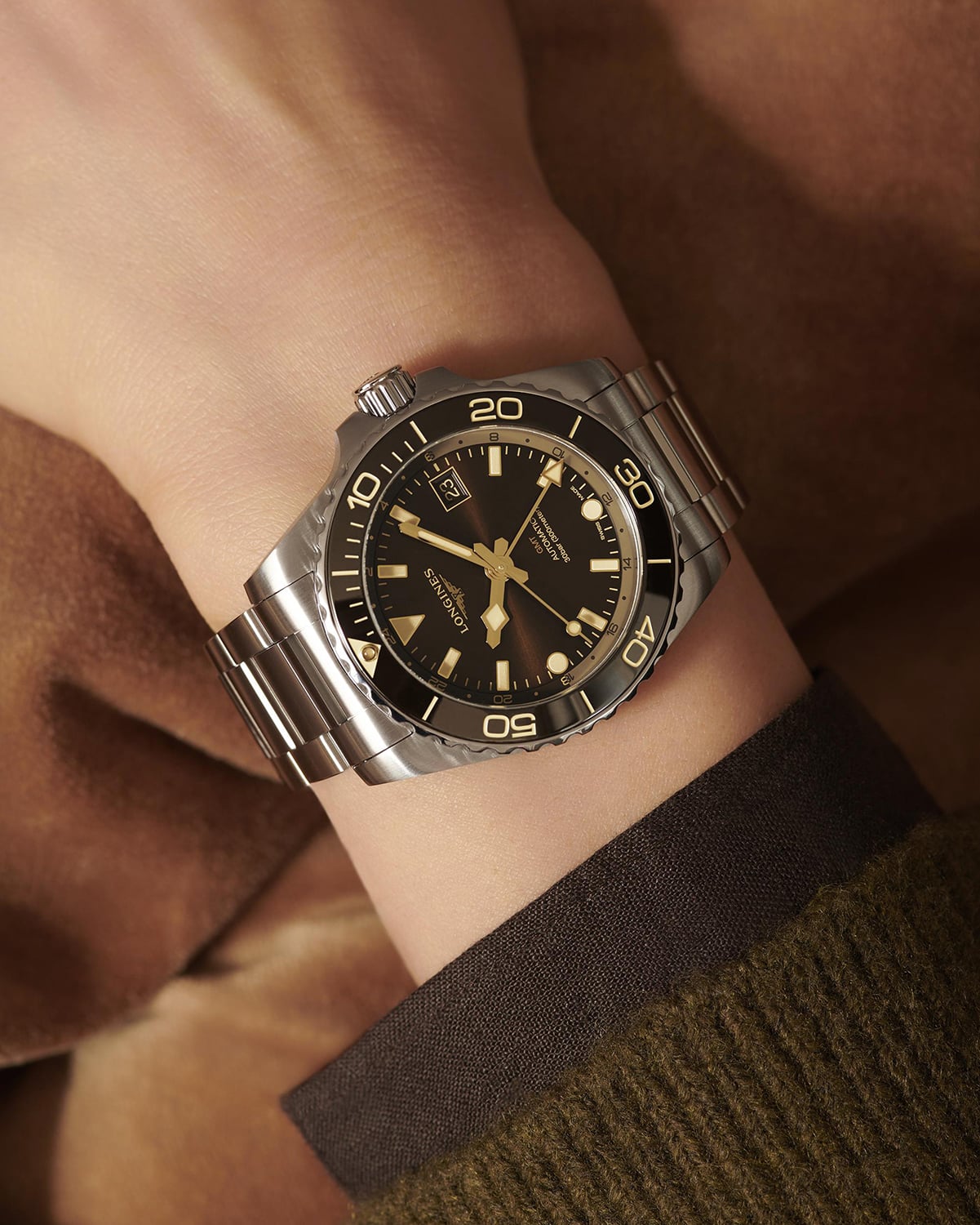 Longines HydroConquest GMT 41MM - L3.790.4.66.6 - Bilde 4