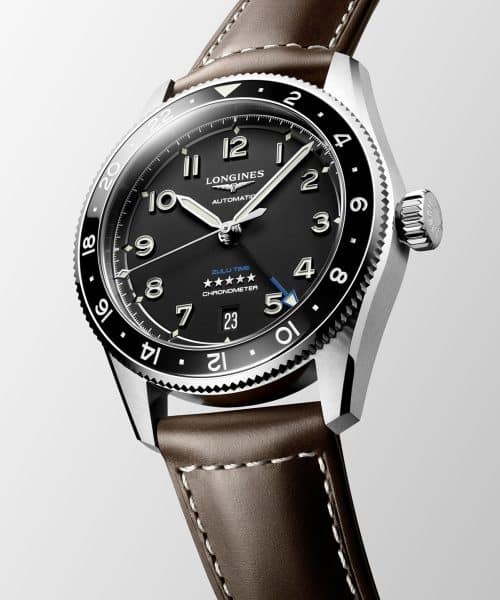 Alternative view of Longines Spririt Zulu Time GMT 39mm - L3.802.4.53.2