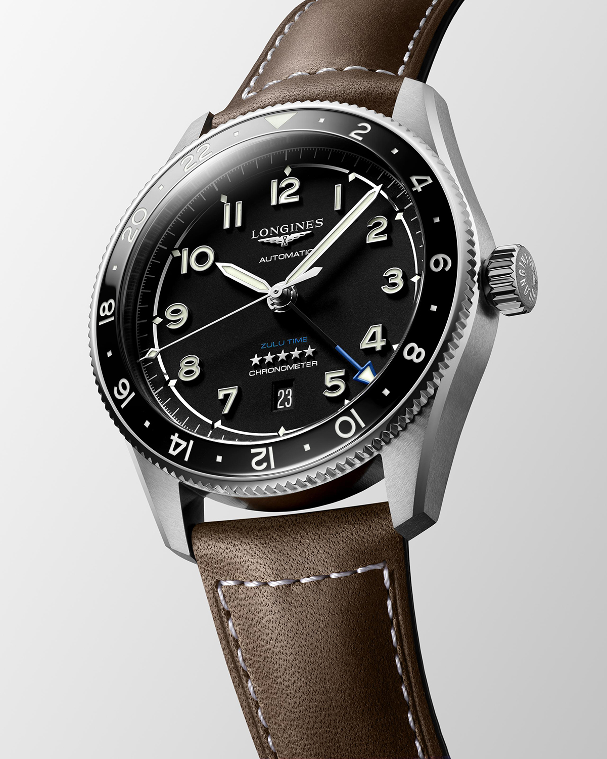 Longines Spirit Zulu Time GMT 42mm - L3.812.4.53.2 - Bilde 2