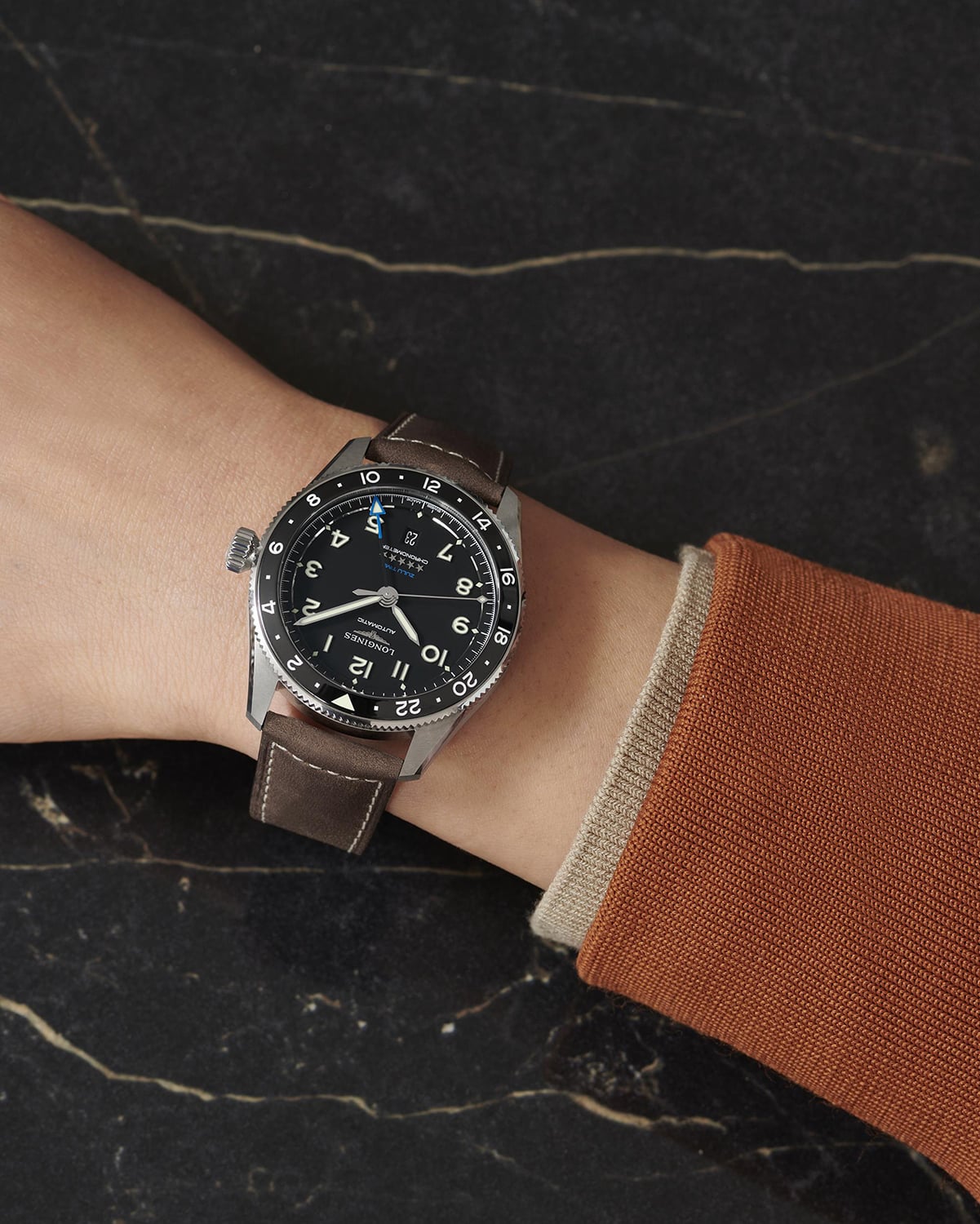 Longines Spirit Zulu Time GMT 42mm - L3.812.4.53.2 - Bilde 4