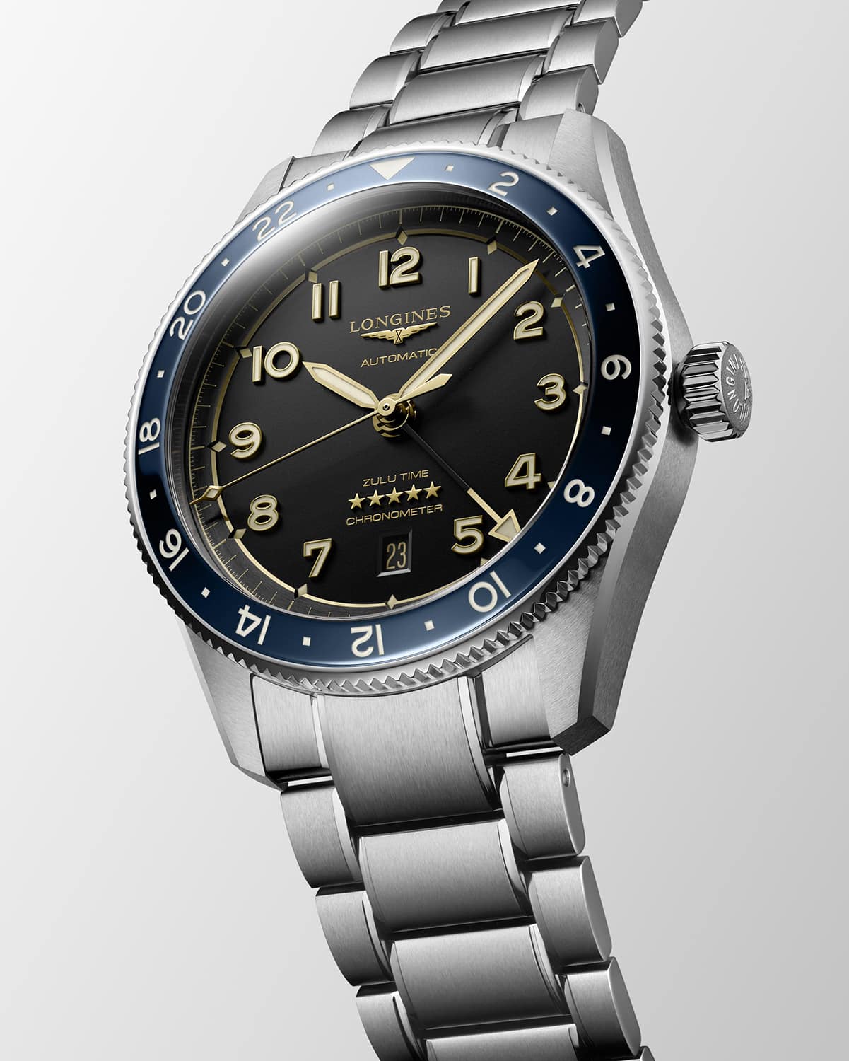 Longines Spirit Zulu Time 1925 42mm - L3.812.4.60.6 - Bilde 2