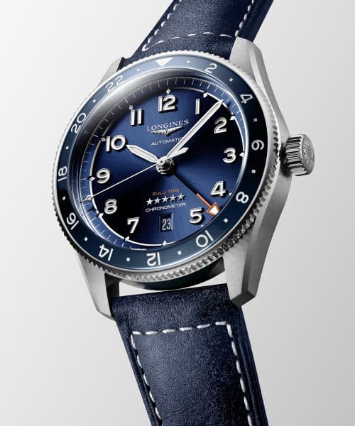 Alternative view of Longines Spirit Zulu Time GMT 42mm - L3.812.4.93.2