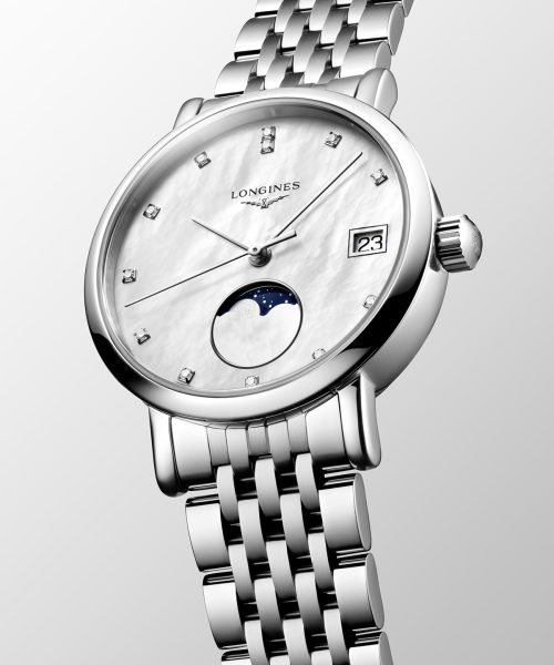 Alternative view of Longines Elegant Collection Moon Phase 30MM - L4.330.4.87.6