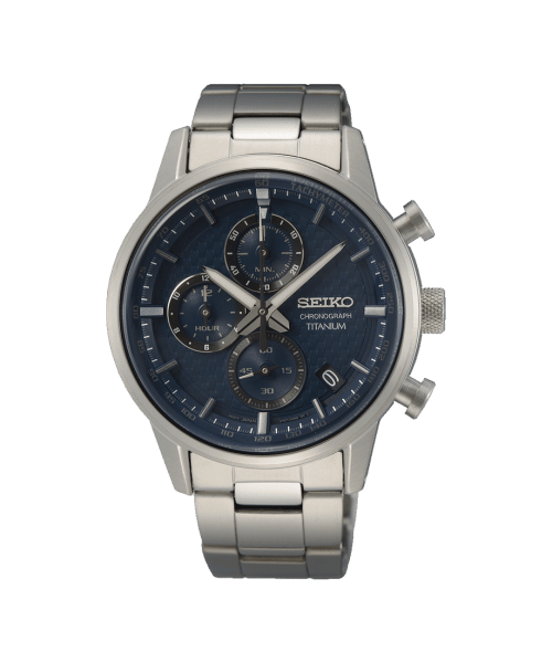 Seiko Quartz Titan Chronograph 41.6mm - SSB387P1