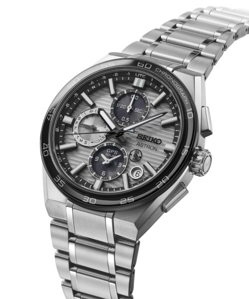 Alternative view of Seiko Astron GPS Solar Dual-Time Chronograph 44mm - SSH177J1