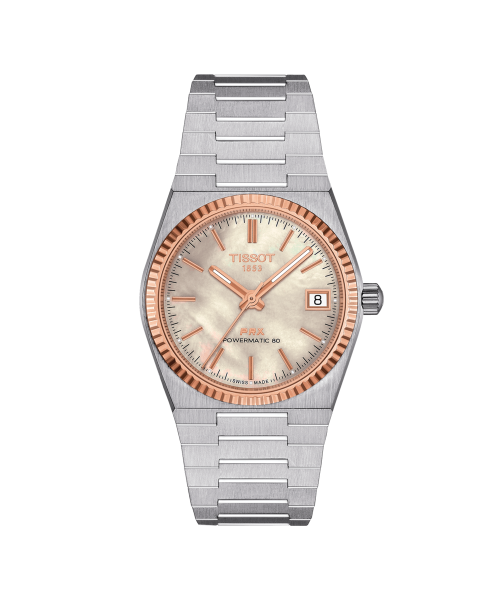 Tissot PRX Powermatic 80 35mm Steel And 18k Gold Bezel - T931.207.41.111.00