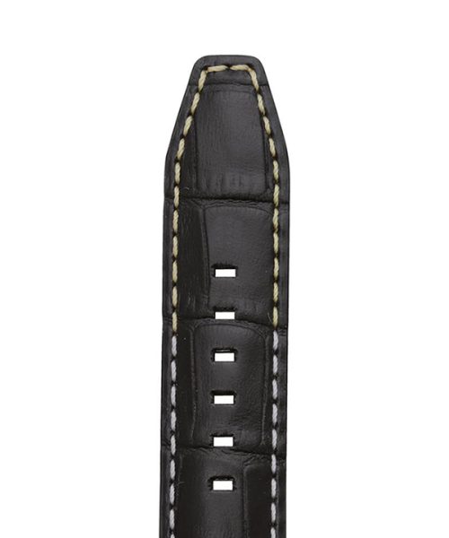 Rochet Sport Luxe «Indiana» Sort Vanntett Alligator Decor Skinnreim XL
